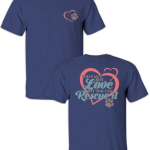 Rescue Awareness tshirt in navy