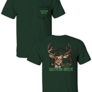 Southern Breeze Deer T-shirt with pocket