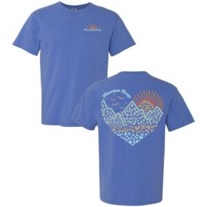 Heart and horizon Mystic Blue t-shirt