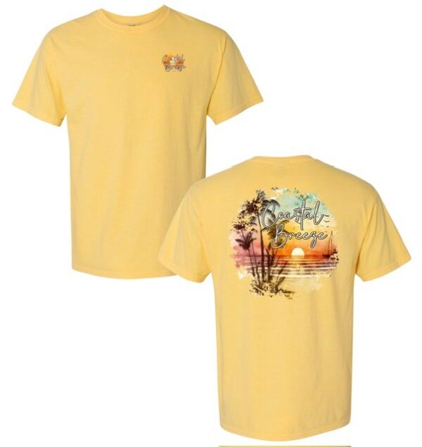 Tropical Sunset butter t-shirt