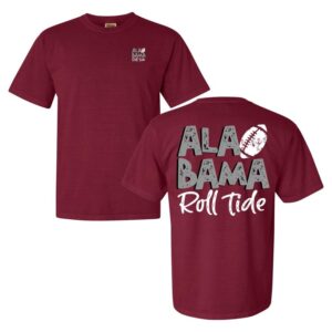 Ala Bama Roll Tide Tshirt chili